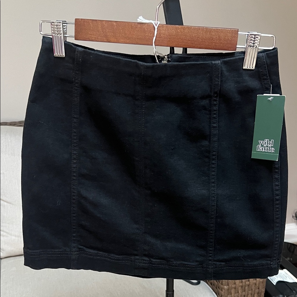Wild Fable Classic Black Mini Skirt